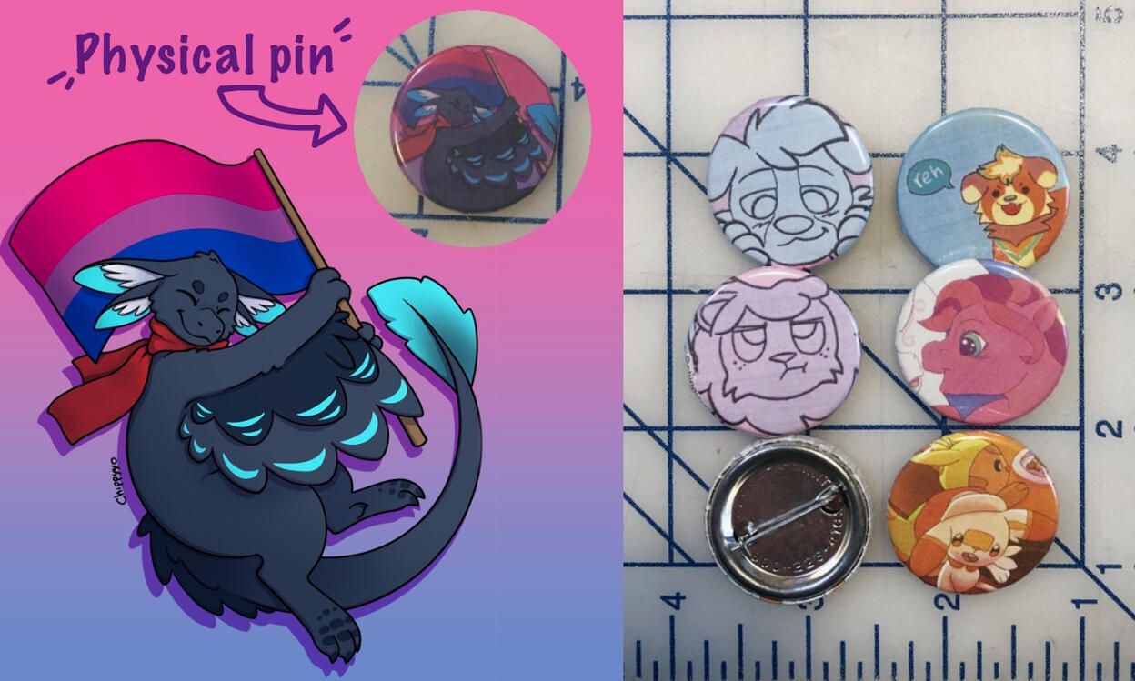 1.25&quot; metal button