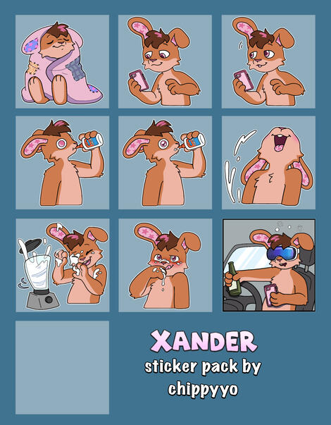 $60 sticker set for Xanderligon