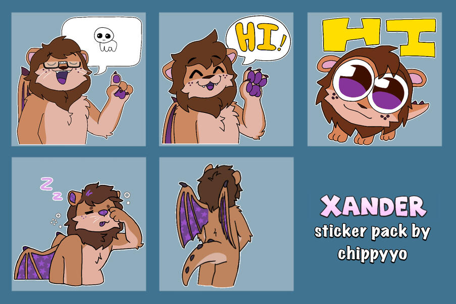 $40 sticker set for Xanderligon