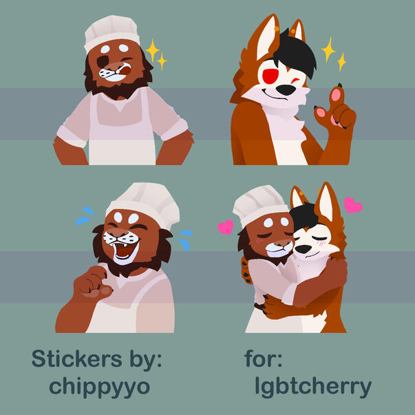 $42 sticker set for lgbtcherry