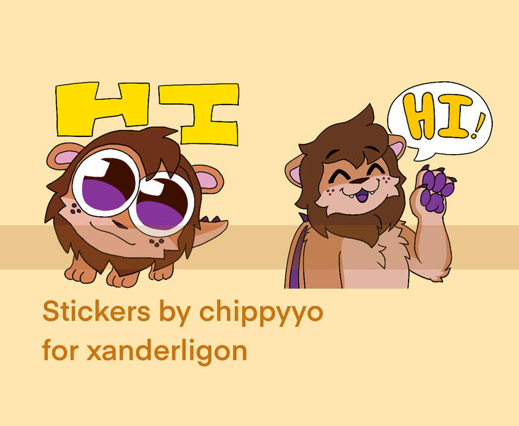 $20 sticker set for xanderligon